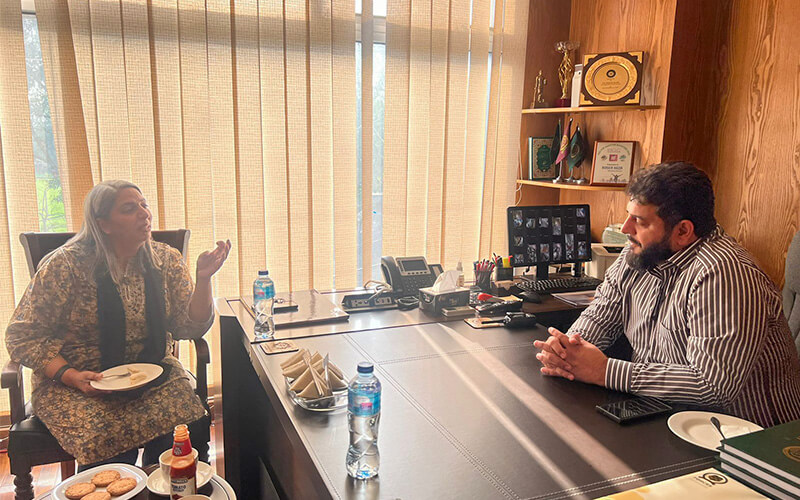 An inspiring Meet-up CEO of Forces Group of Colleges, and Ms. Tabinda Islam, CEO of Arfa Kareem Foundation