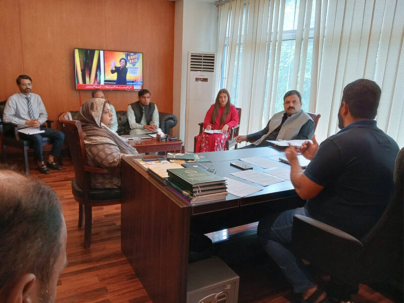 Monthly WorkProgress Meeting of Team Head Office